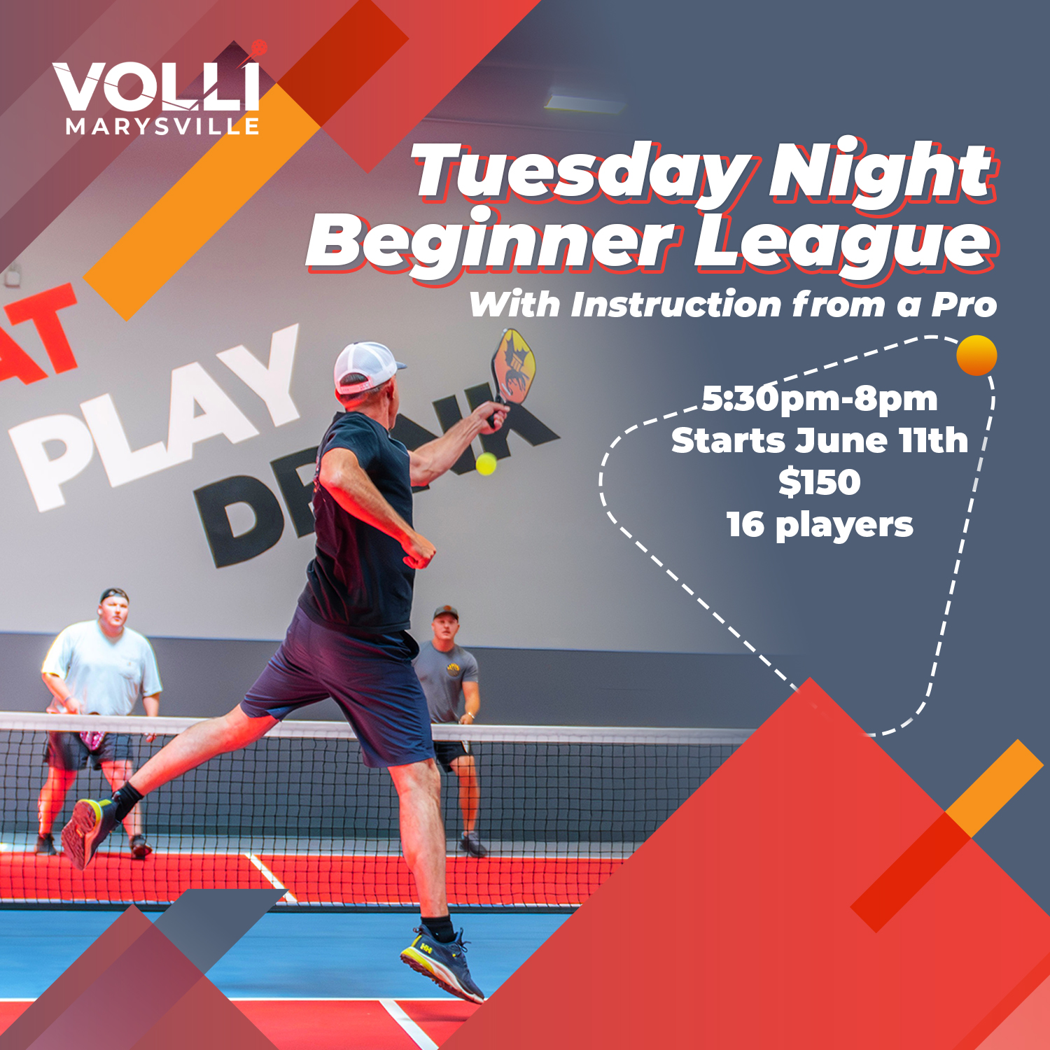 Tuesday Night Beginner League With Instruction from a Pro